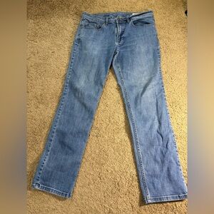 David Bitton Jackson-X Straight Stretch Jeans Mens 34x30 Blue Denim Casual